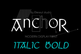 Anchor Italic Bold: A Display Font with Fairy Tale Roots
