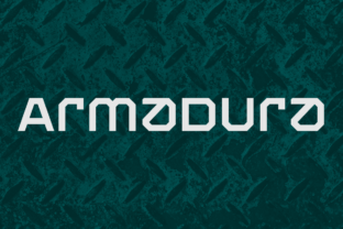 Armadura Family: A Geometric Display Typeface Built for Impact