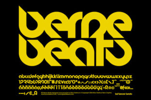 BD BerneBeats: The Groovy Geometric Logotype Font That Moves to Its Own Rhythm