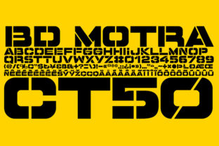 BD Motra: Industrial Stencil Font for Bold Design