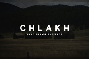Chlakh and Chlakh: A Hand-Drawn Retro Typeface for Vintage Projects