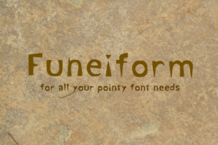 Funeiform: A Sharp, Pointy Display Font That Commands Attention