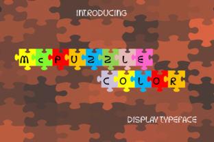 McPuzzle Color: A Font That Adds Playful Color