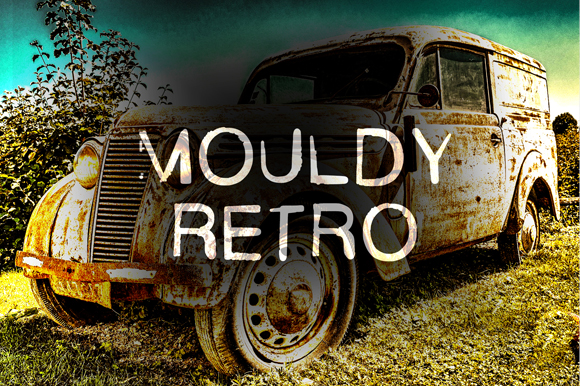 Mouldy Retro: A Rusty, Hand-Written Font with Character