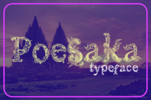 Poesaka: A Vintage Display Font for Expressive, Decorative Projects