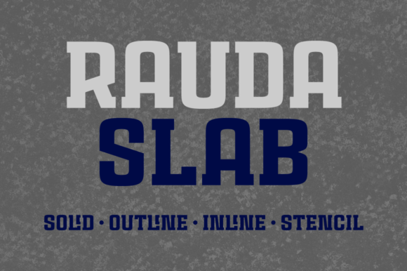 Rauda Slab Family: A Display Font with Purpose
