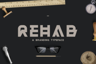 Rehab Font: Branding That Demands Attention