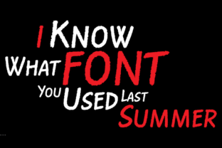 Rough the Type: A Font That Fuses Horror With Purpose