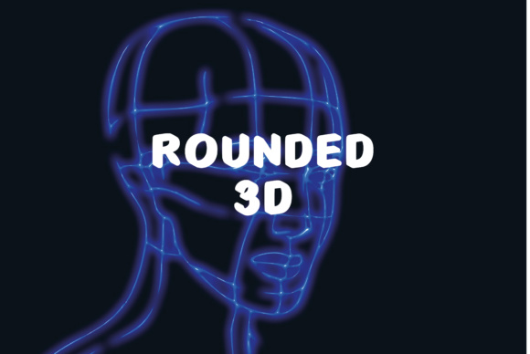Rounded 3D: A Casual 3D Font With Depth and Personality