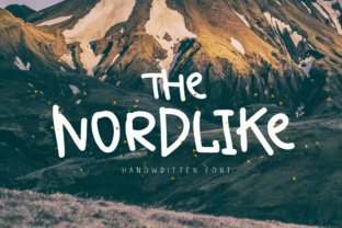 The Nordlike: Handwritten Font for Creators & Brands